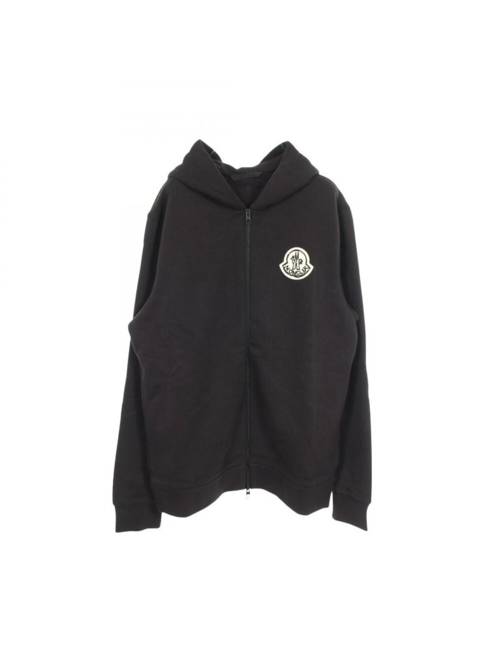 Moncler Hoodie Logo Patch Cotton